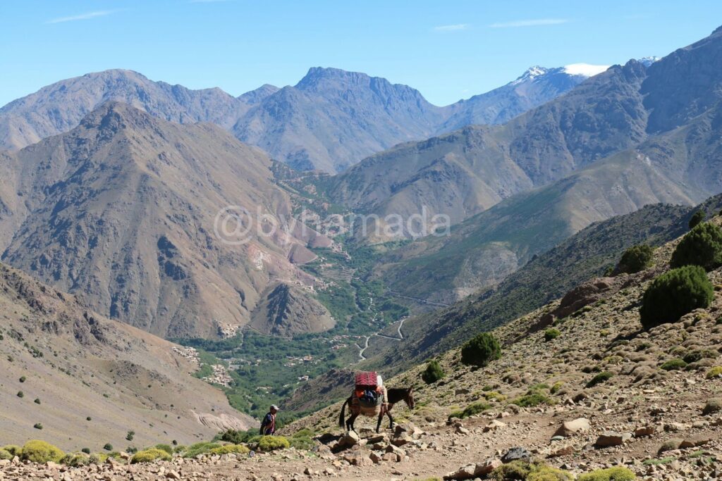 A view in the Atlas Mountains